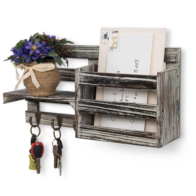 Gracie Oaks Mail Sorter Rack With Key Hooks & Reviews Wayfair.ca